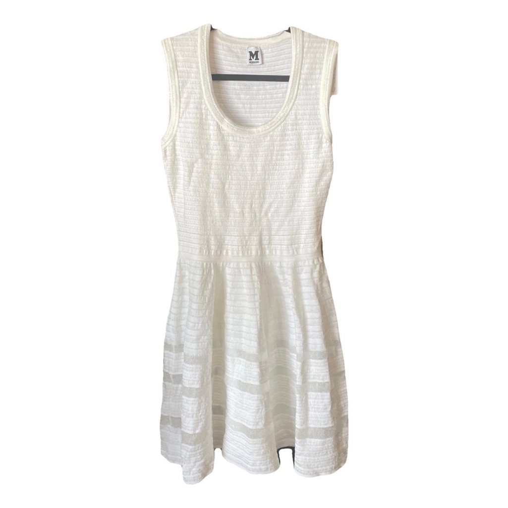 Missoni Nwt White Sleeveless Dress